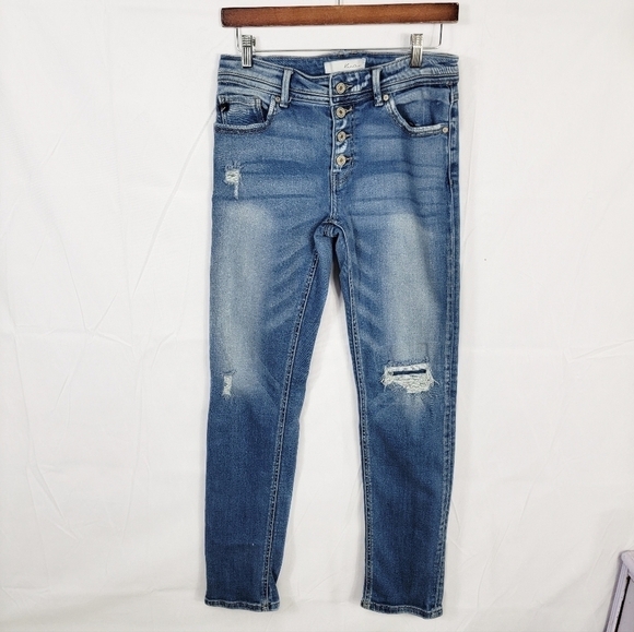 KanCan Denim - Women's Size 9/29 Kancan Blue Distressed Jeans